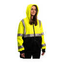 5010-YB-Hi Vis Jacket - Zippered Thermal Sweatshirt