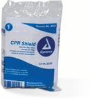 CPR Mouth Barrier W/Filter -One Way Valve (Pack of 10)